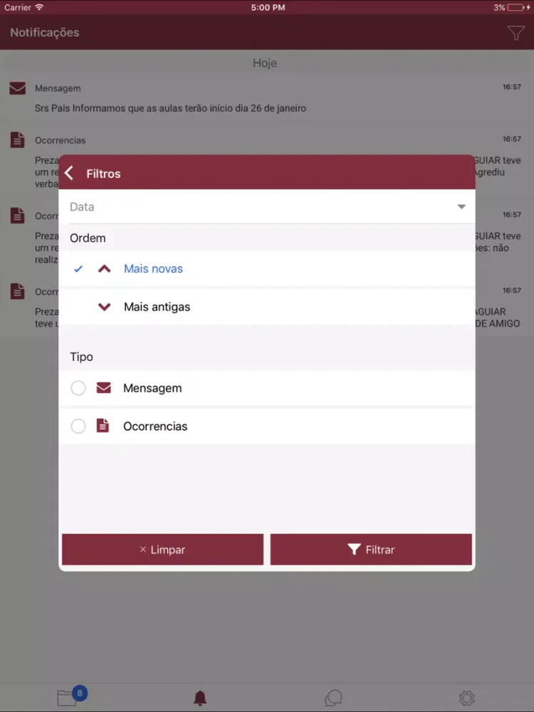 Escolar Manager Comercial iPad  Ekran Görüntüleri