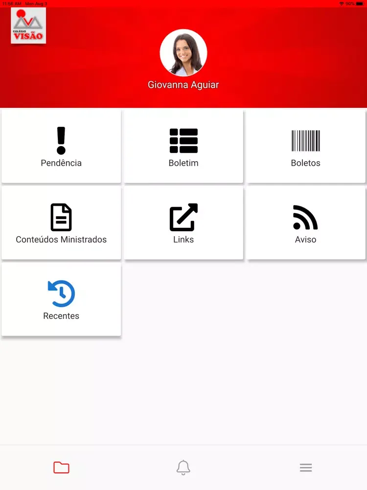 Скриншоты Minha Escola Colégio Visão DF iPad 