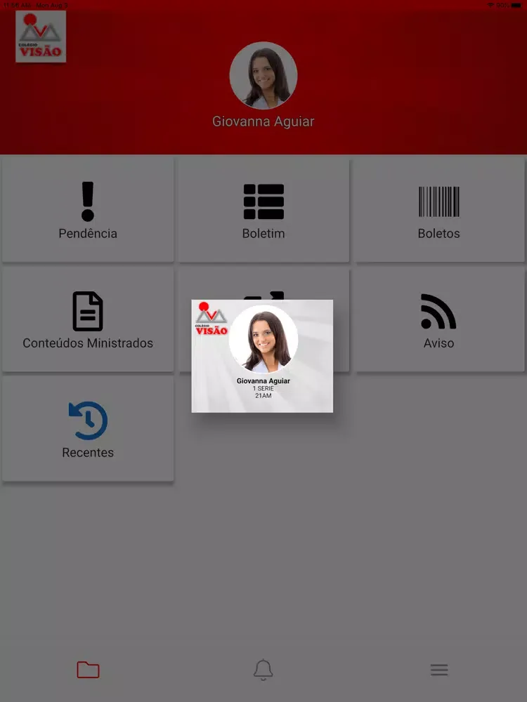 Скриншоты Minha Escola Colégio Visão DF iPad 