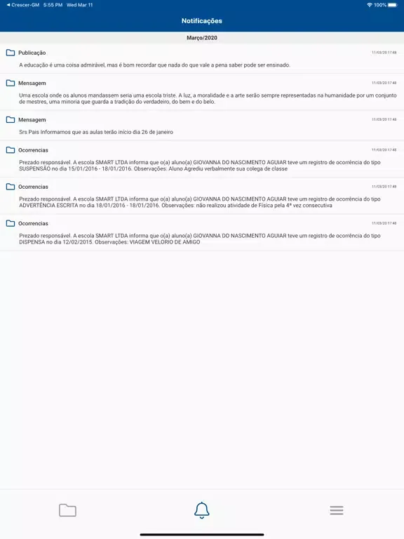 App-Colégio JK iPad  স্ক্রিনশট