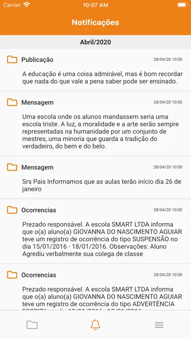 Tangkapan layar Escola Cantinho Feliz UNID I