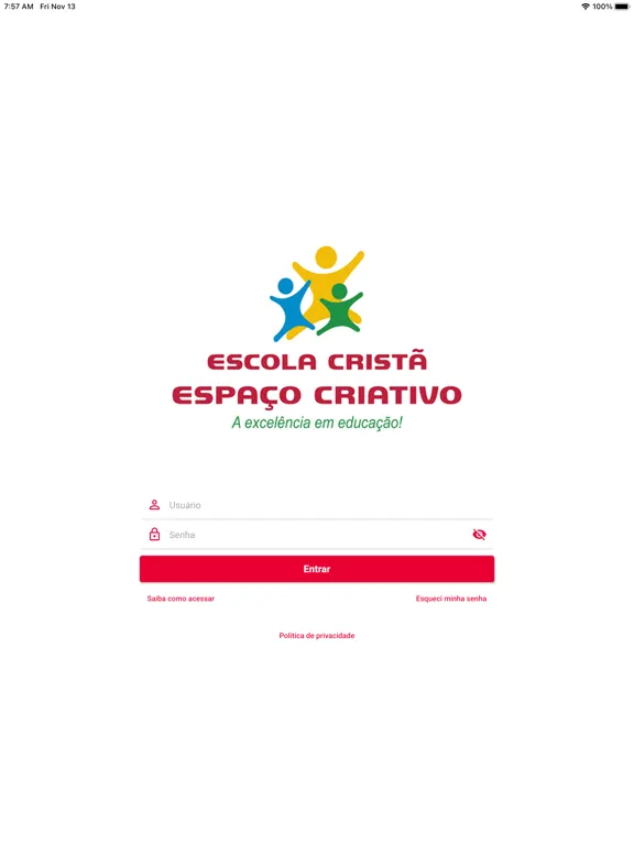 ภาพหน้าจอของ Espaço Criativo iPad 