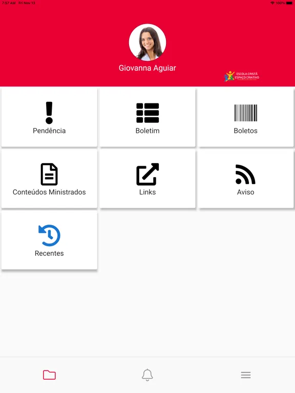 ภาพหน้าจอของ Espaço Criativo iPad 