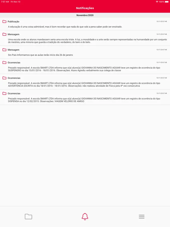ภาพหน้าจอของ Espaço Criativo iPad 