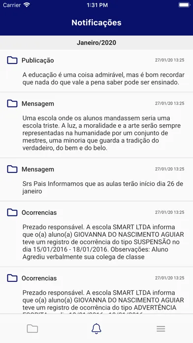 Escola Luz do Saber سکرین شاٹس