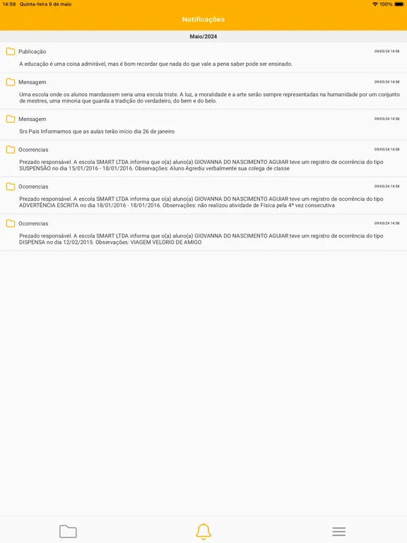 COPE iPad  Screenshots