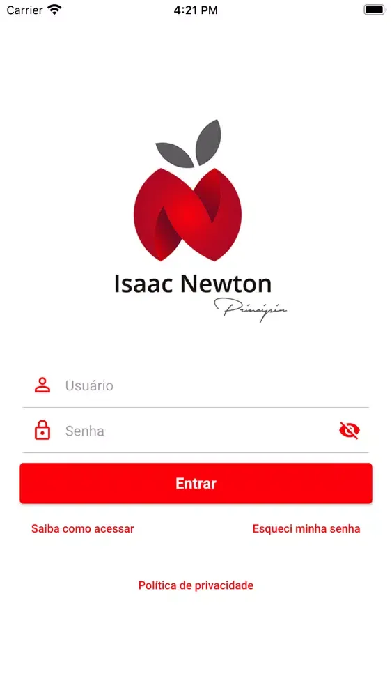 Tangkapan layar Colégio Isaac Newton RF