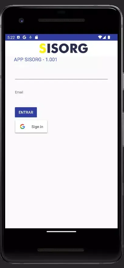 App SISORG Screenshots