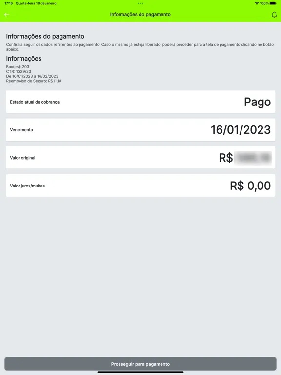 Tangkapan skrin The Big Box - Self Storage iPad 