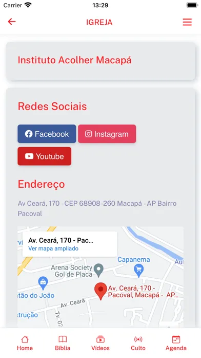 Captures d'écran de Acolher Macapá
