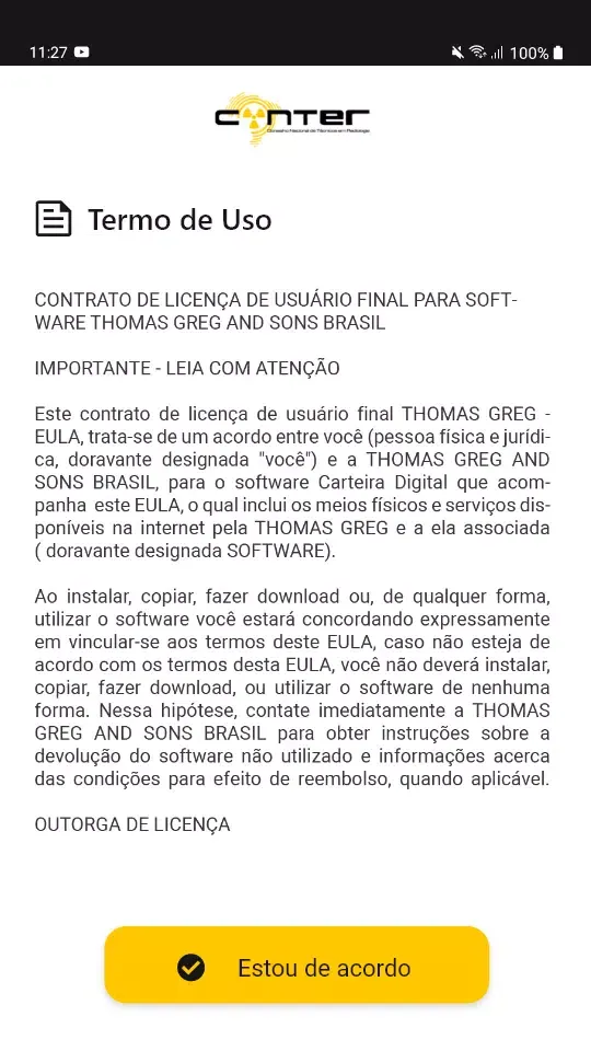 Carteira Digital - Conter Screenshots