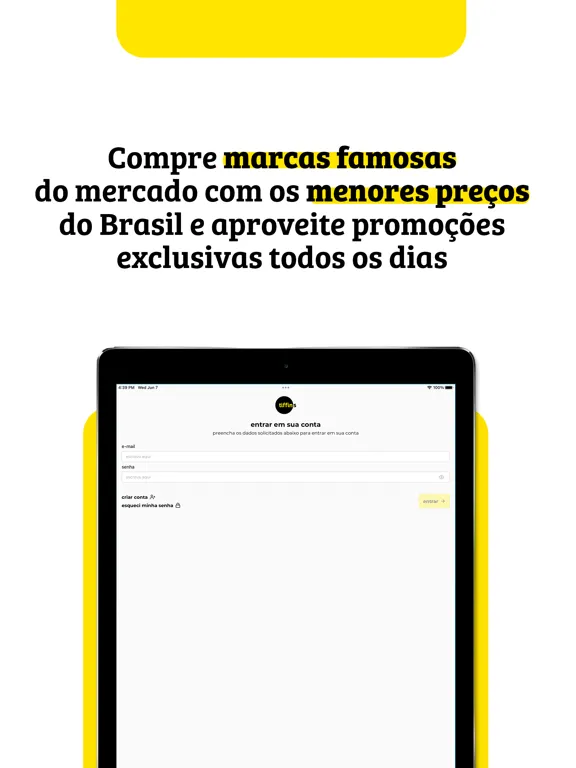 Zrzuty ekranu tiffins iPad 