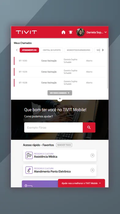 TIVIT Mobile Ekran Görüntüleri