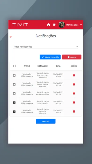 TIVIT Mobile Ekran Görüntüleri