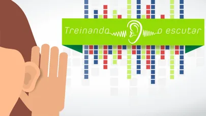 Tangkapan layar Treinando o Escutar