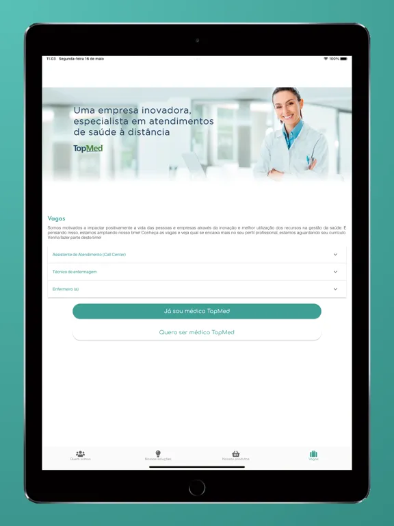 Topmed Saúde iPad  Ekran Görüntüleri