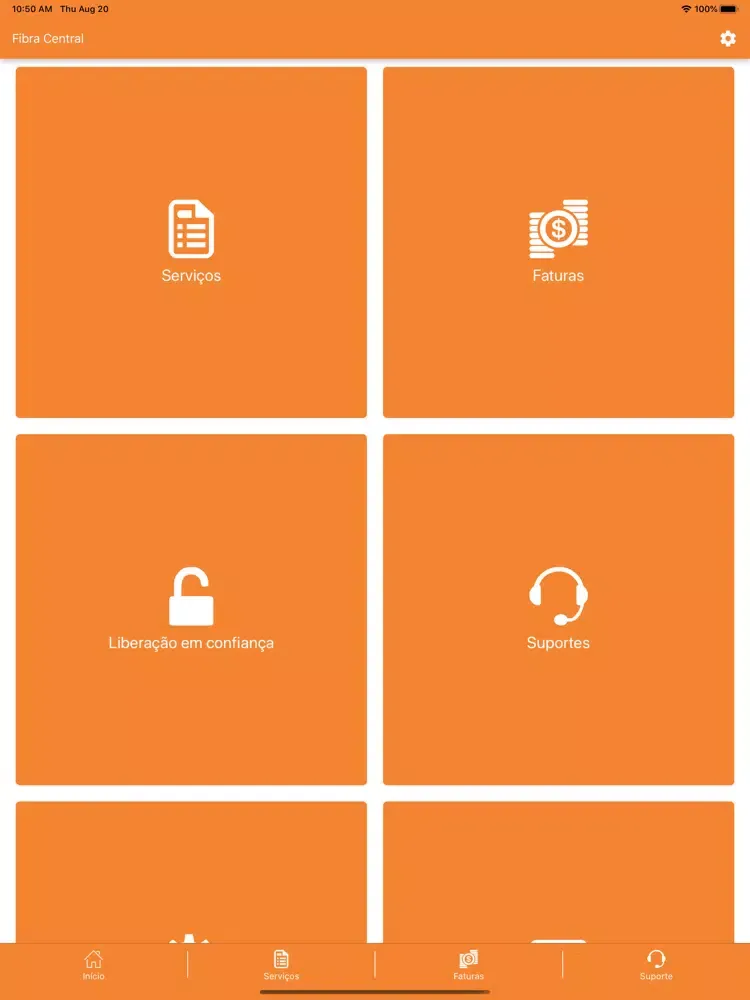 Fibra Central iPad  Screenshots