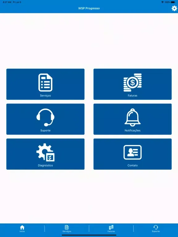 Ảnh chụp màn hình của WSP PROGRESSO iPad 