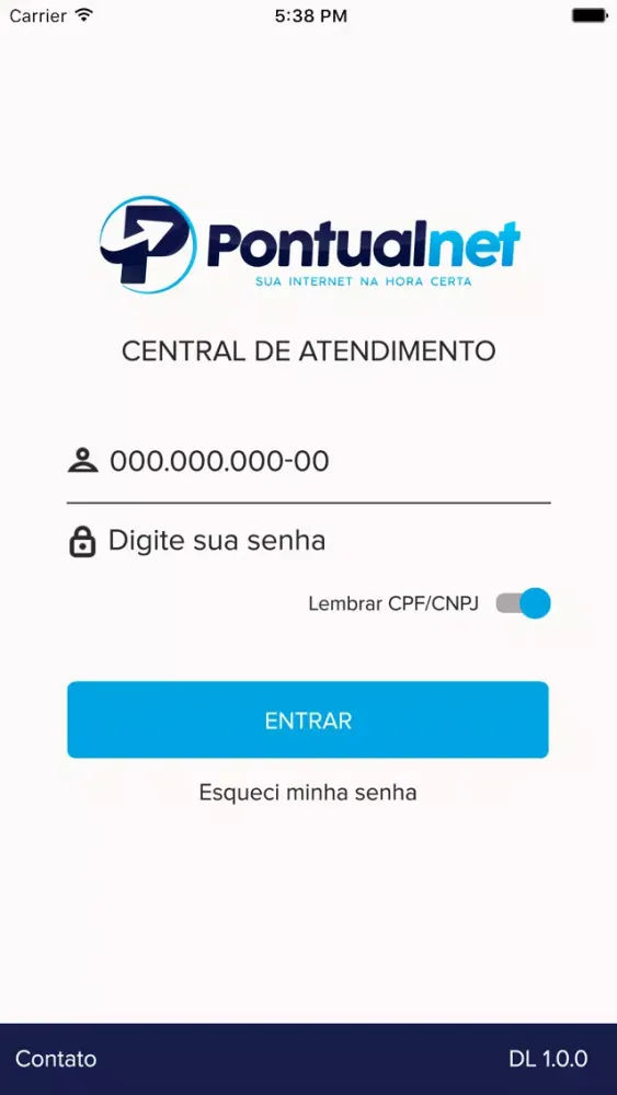 Screenshot di Pontualnet