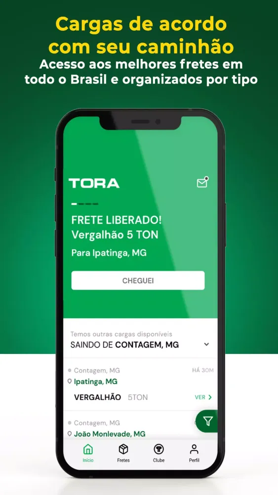 Tora: Fretes e Cargas应用截图