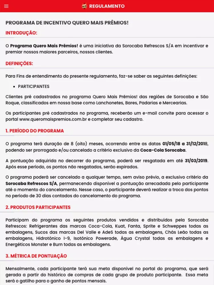 Скриншоты Quero Mais Prêmios iPad 
