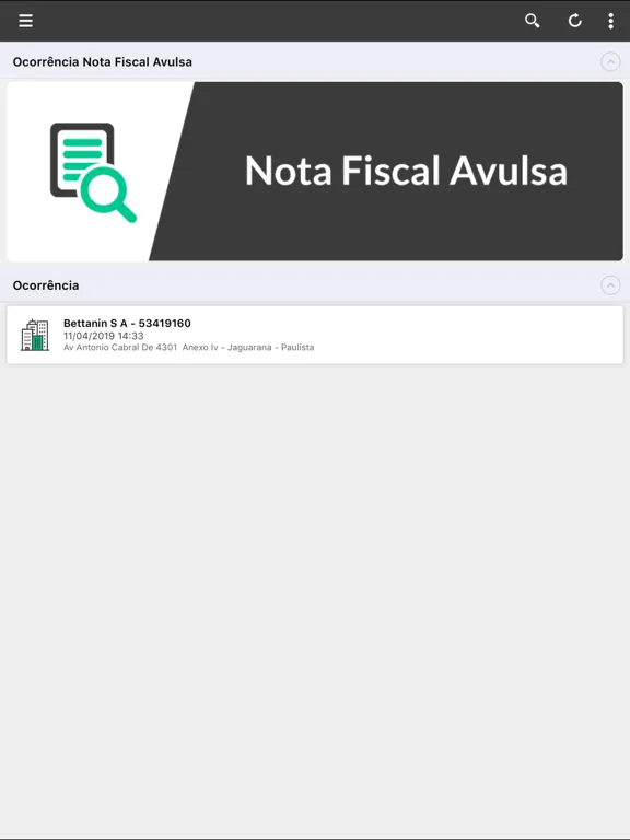 Registro de Ocorrências iPad  スクリーンショット