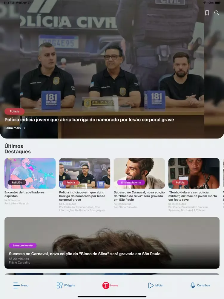 A Tribuna Online iPad  Screenshots