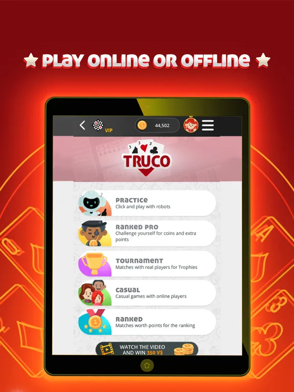TRUCO GameVelvet - Card Game iPad 应用截图