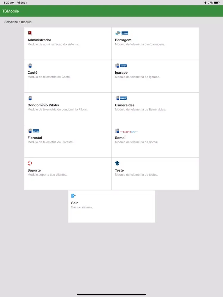 Скриншоты TSMobile iPad 