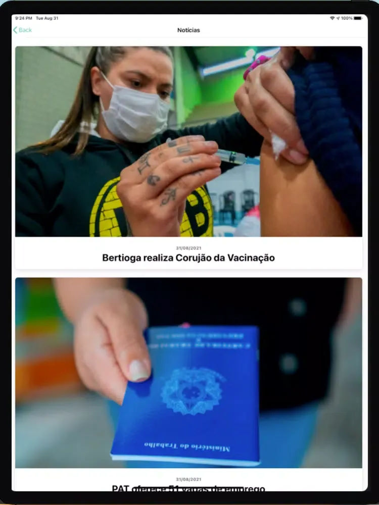 Tudo em Bertioga iPad 应用截图