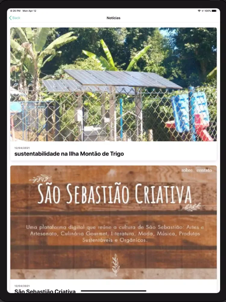 Скриншоты Tudo em São Sebastião iPad 