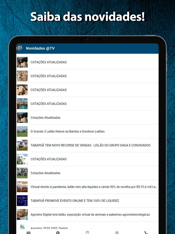 Capturas de pantalla de TV Arroba iPad 