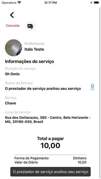 ServicesApp - User应用截图