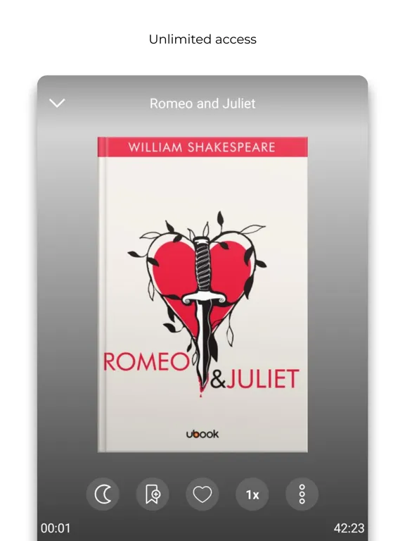 Ubook: Audiobooks iPad  스크린샷