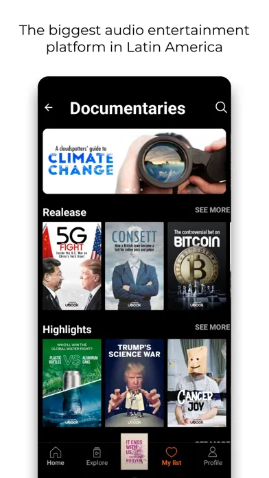 Ubook: Audiobooks 스크린샷