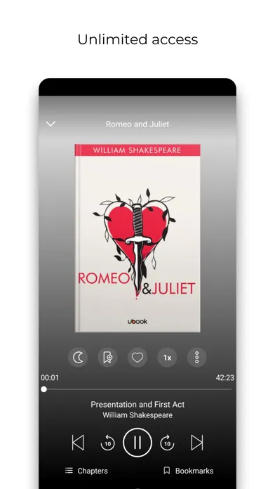 Ubook: Audiobooks 스크린샷