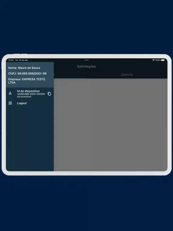 Capturas de tela do Ultra Supervisor iPad 