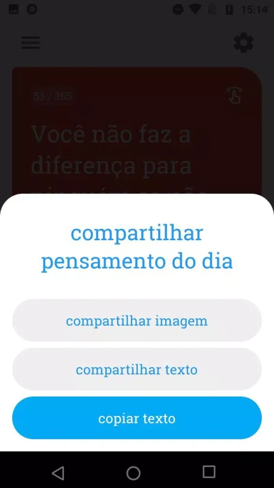 Pensamento Screenshots