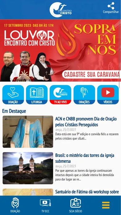ภาพหน้าจอของ Encontro com Cristo