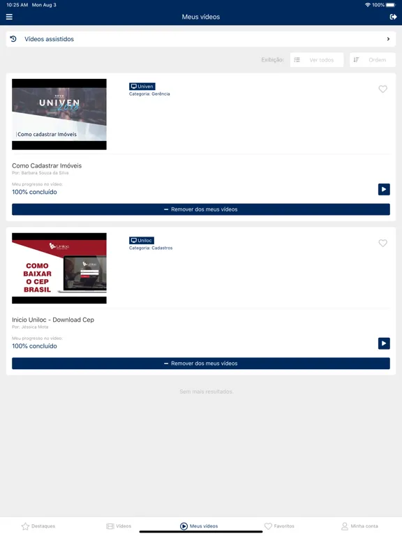 Zrzuty ekranu Universidade Union iPad 