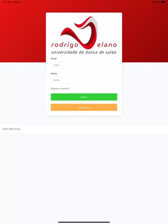 Tangkapan layar UDS Online iPad 