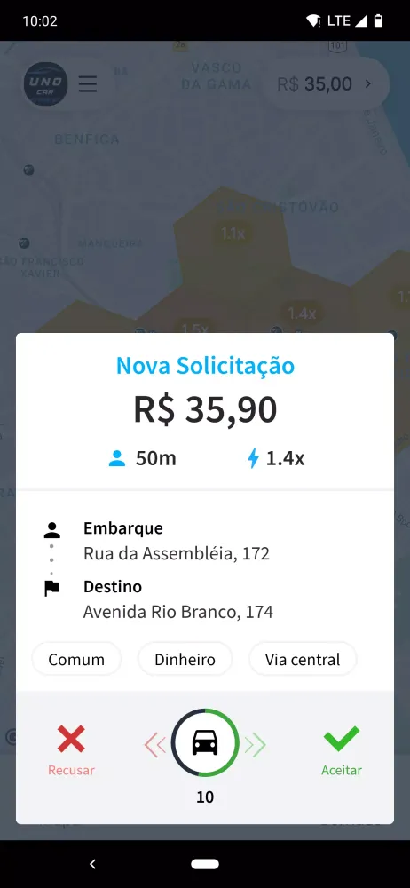 Capturas de pantalla de UNOCAR - Motorista