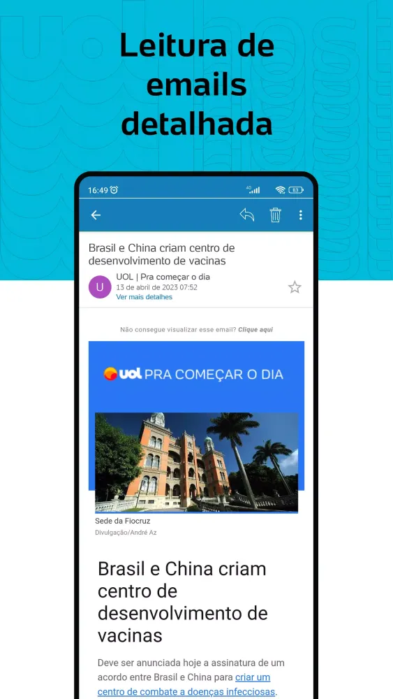 UOL Mail Pro Screenshots