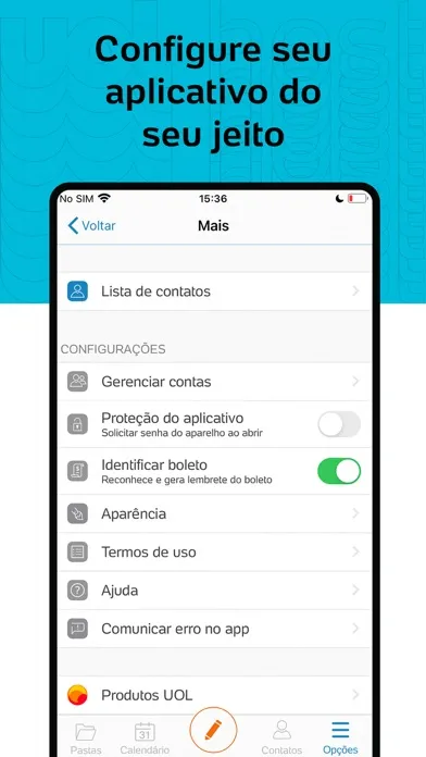 UOL Mail Pro سکرین شاٹس