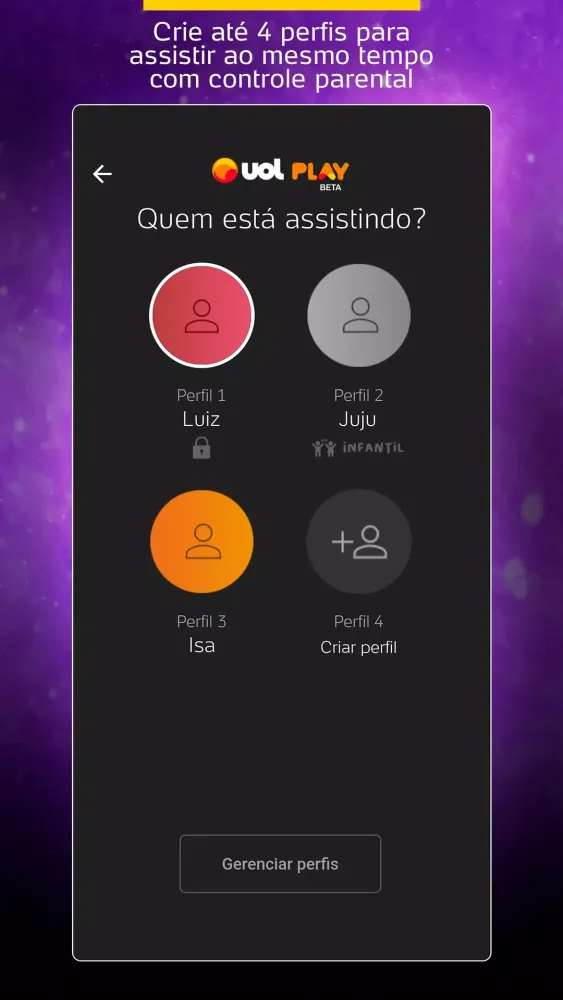 Скриншоты UOL Play