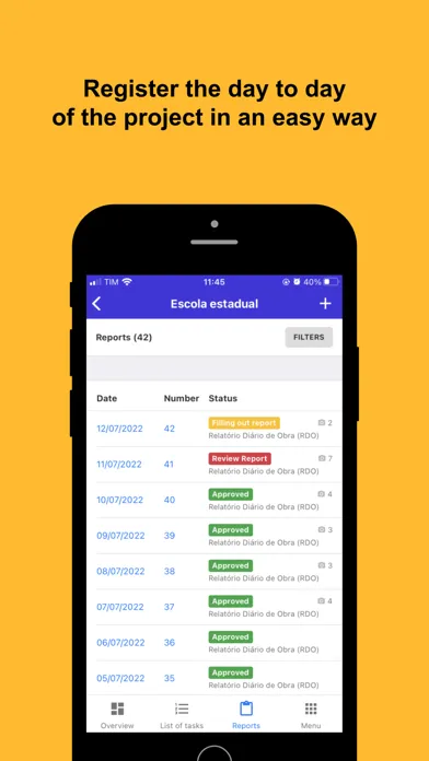 صور Daily Report App