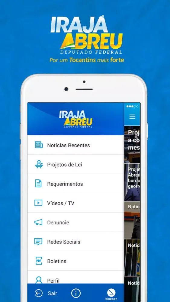 Tangkapan layar Deputado Irajá Abreu