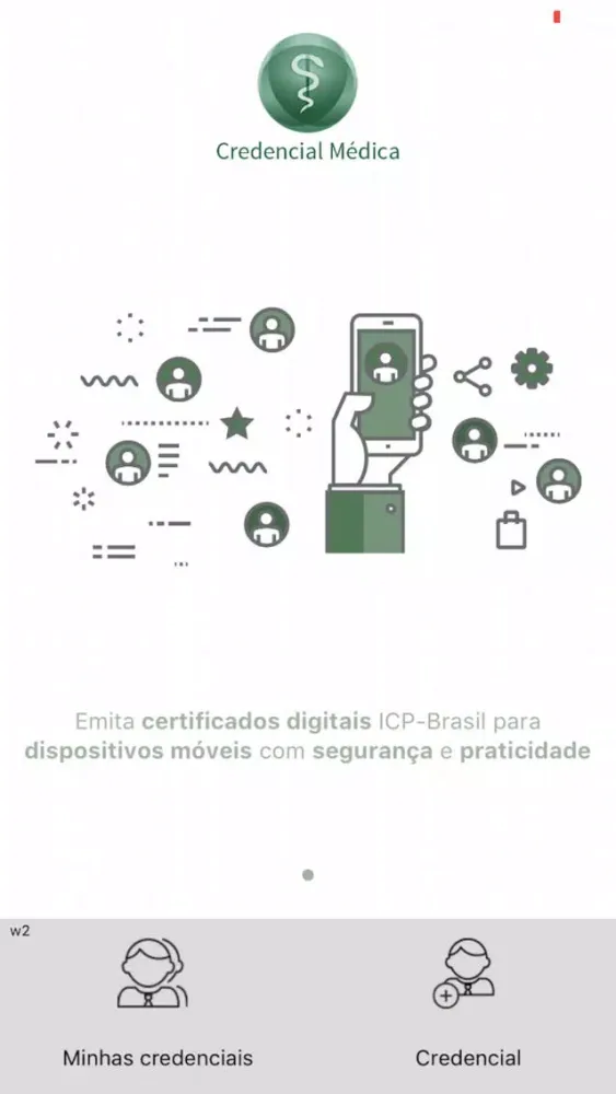 Capturas de tela do Credencial Médica