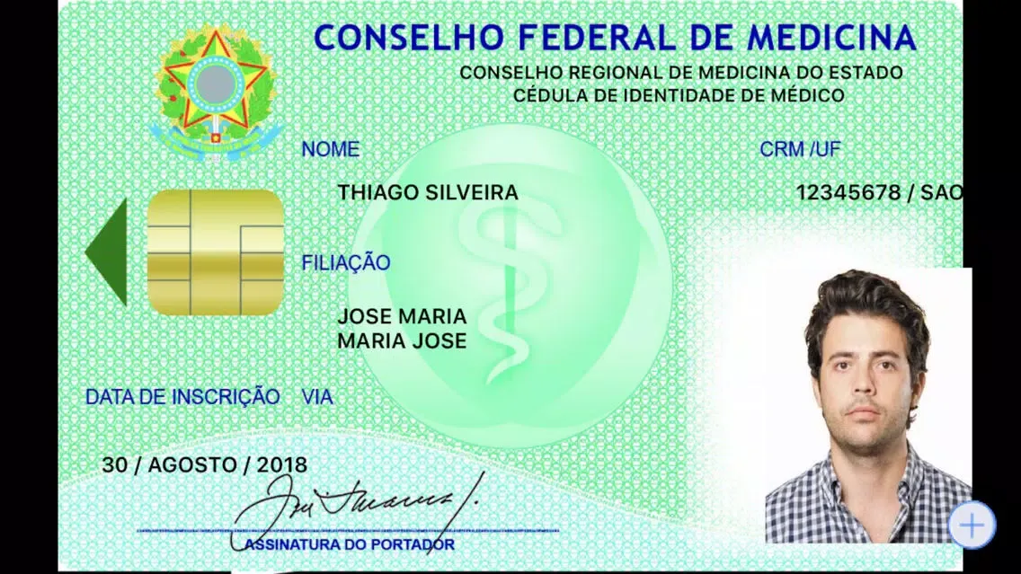 Capturas de tela do Credencial Médica