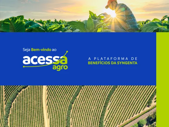 Ảnh chụp màn hình của Acessa Agro iPad 